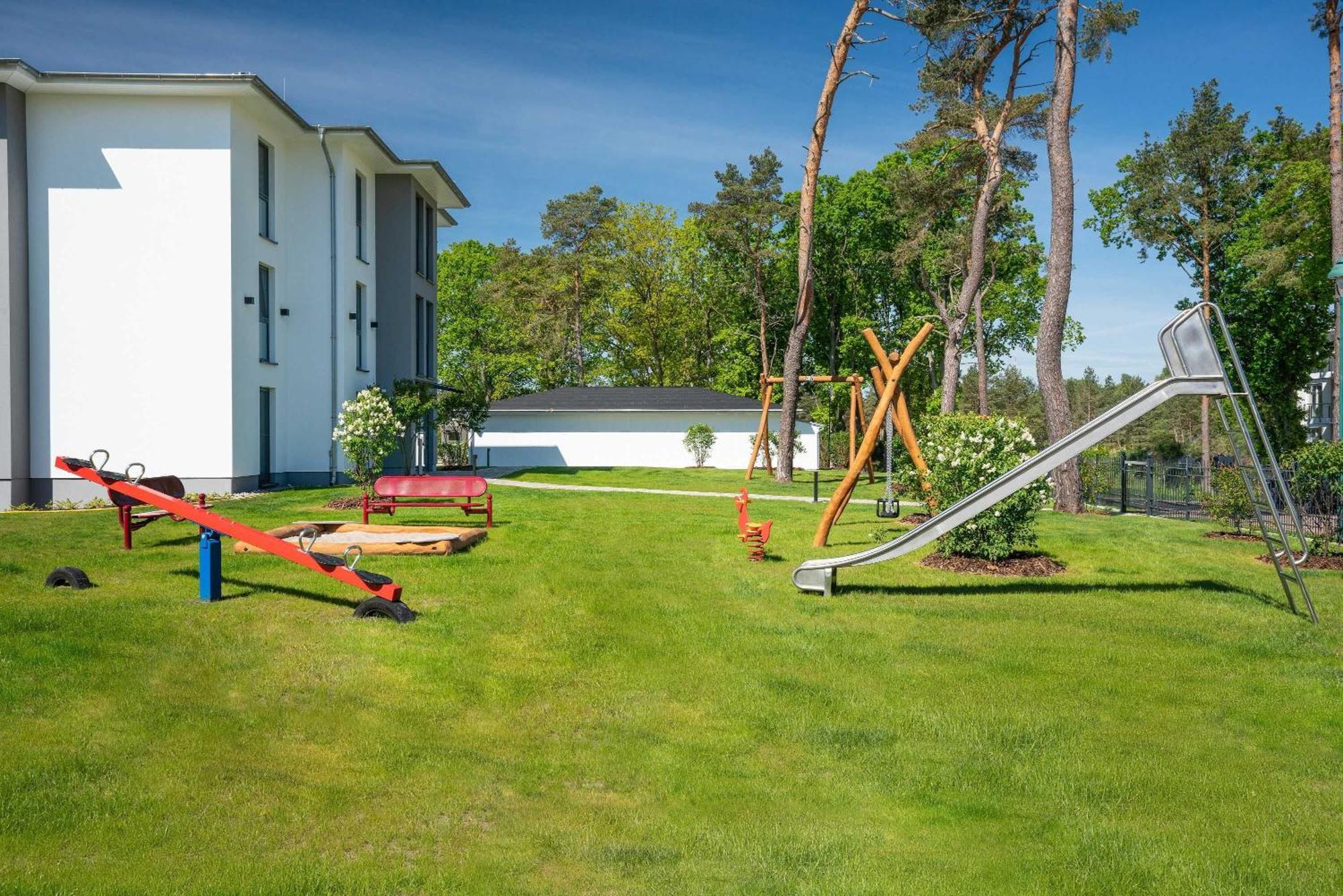 Terrassenwohnung Inselreich - Oase am Haff Garz  Exterior foto